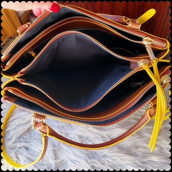 COACH BOUROUGH BAG IN SADDLE / BRITISH TAN
BEAUTIFUL PEBBLED LEATHER - Picture 14 of 16